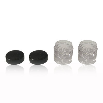 Transparent  1-3g Cream Jars Cosmetic Packaging Hygienic Wear Resistance