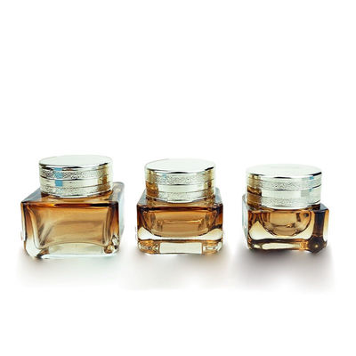 Leakage Proof Cosmetic Packaging Bottle Glass Cream Jar UV Protection