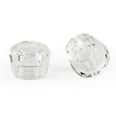 Sturdy PMMA Clear Cosmetic Jars 36×30mm Eco Friendly Cosmetic Jars