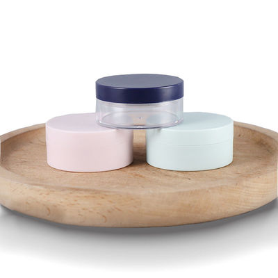 Screw Cap Polypropylene PP Cream Jar Empty Loose Powder Container