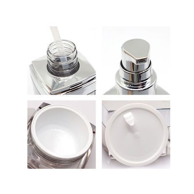 Custom Logo Printed Makeup Packaging Collection / Cosmetic Packaging Set With Pump Sprayer Cap