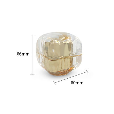 50g Leak Proof Cosmetic Cream Jar Diamond Acrylic Small Jar Custom Logo Available