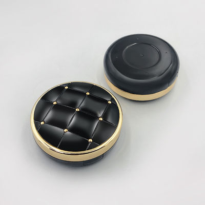 Round Plastic Refillable Cushion Foundation Case with Snap Closure for Cosmetics / Skin Care