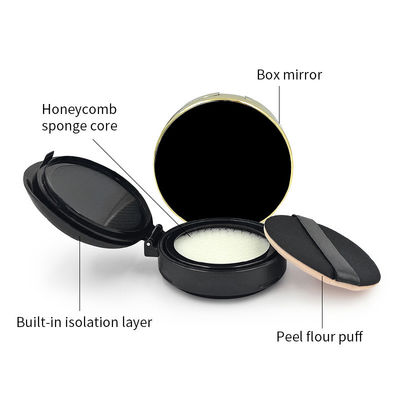 Snap Closure Empty Cushion Foundation Case for Light To Medium Coverage